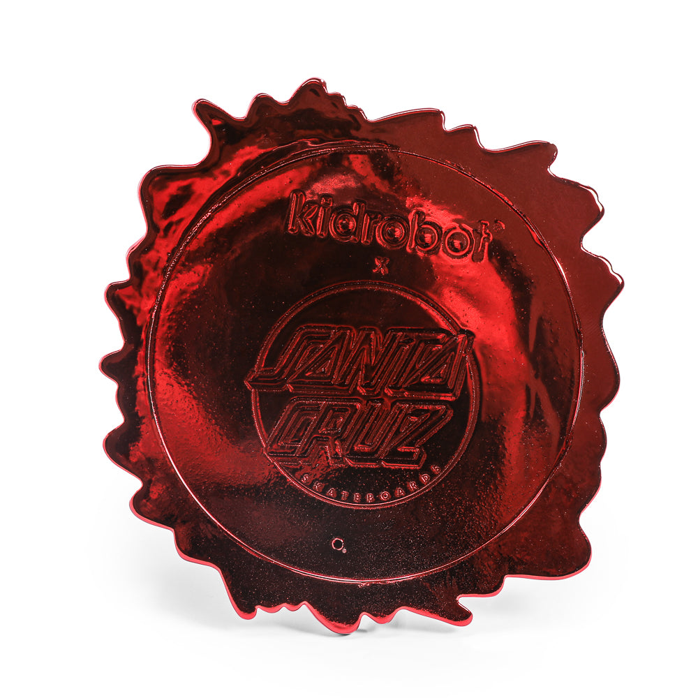 Santa Cruz Skateboards - 40th Anniversary Screaming Hand 9" Chrome Vinyl Art Figure - Blood Chrome Edition (Limited Edition of 300) (Kidrobot.com Exclusive) - Kidrobot