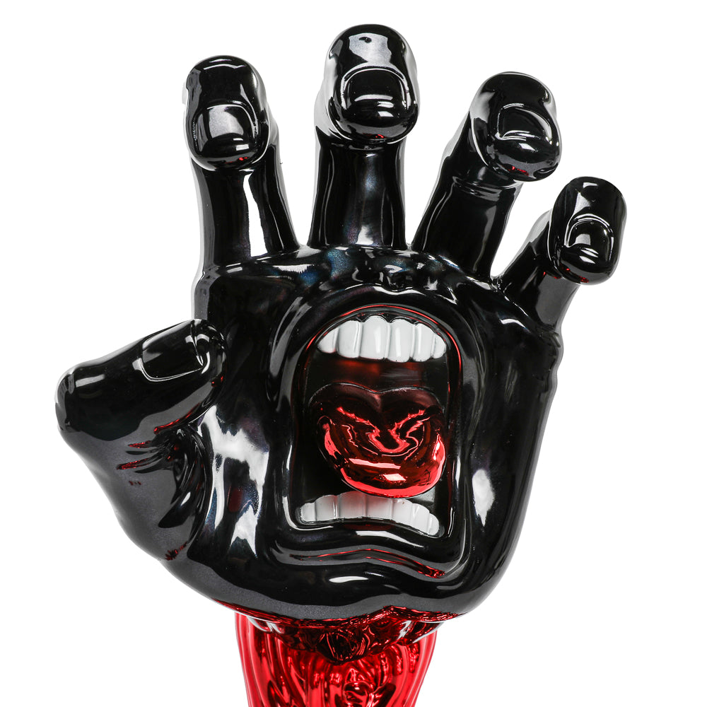 Santa Cruz Skateboards - 40th Anniversary Screaming Hand 9" Chrome Vinyl Art Figure - Blood Chrome Edition (Limited Edition of 300) (Kidrobot.com Exclusive) - Kidrobot