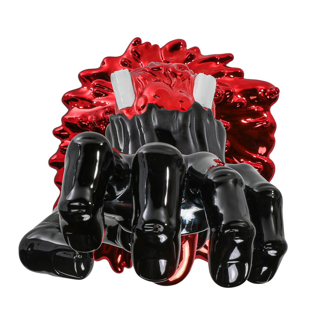 Santa Cruz Skateboards - 40th Anniversary Screaming Hand 9" Chrome Vinyl Art Figure - Blood Chrome Edition (Limited Edition of 300) (Kidrobot.com Exclusive) - Kidrobot