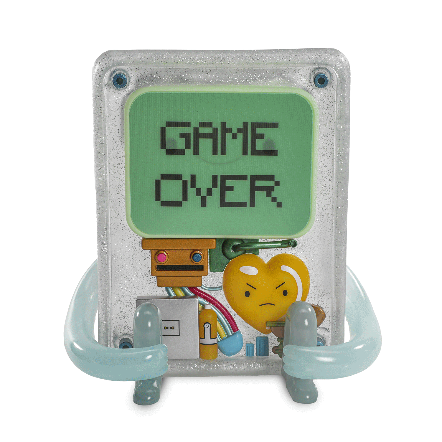 2025 CON EXCLUSIVE: Adventure Time - BMO 8" Glow-in-the-Dark Vinyl Art Figure - Game Over Edition (Limited Edition of 300) - Kidrobot