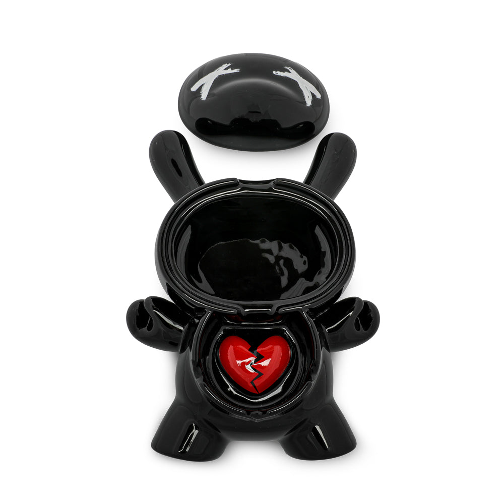 L.I.E. (LOVE ISN’T EASY) Dunny Ceramic Ashtray: BURNED Edition - Kidrobot.com Exclusive - Kidrobot