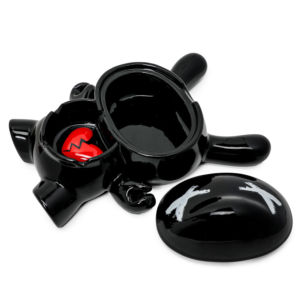 L.I.E. (LOVE ISN’T EASY) Dunny Ceramic Ashtray: BURNED Edition - Kidrobot.com Exclusive - Kidrobot