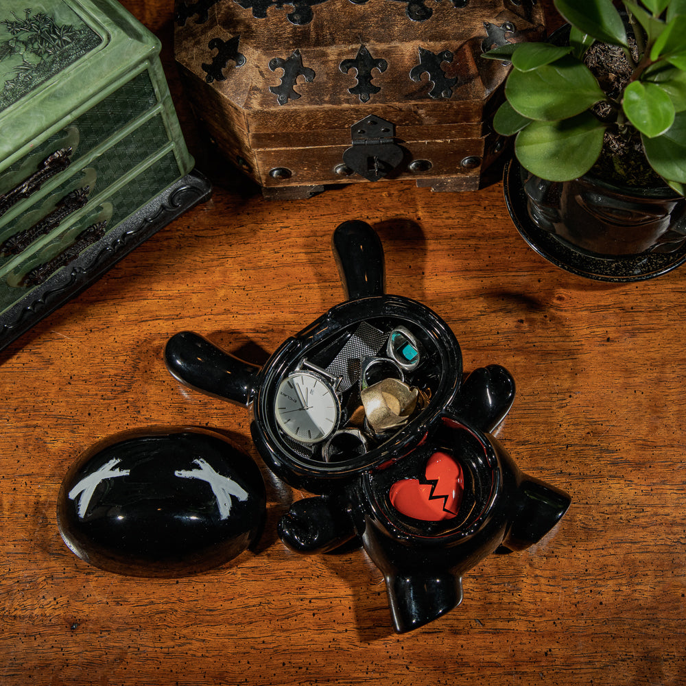 L.I.E. (LOVE ISN’T EASY) Dunny Ceramic Ashtray: BURNED Edition - Kidrobot.com Exclusive - Kidrobot