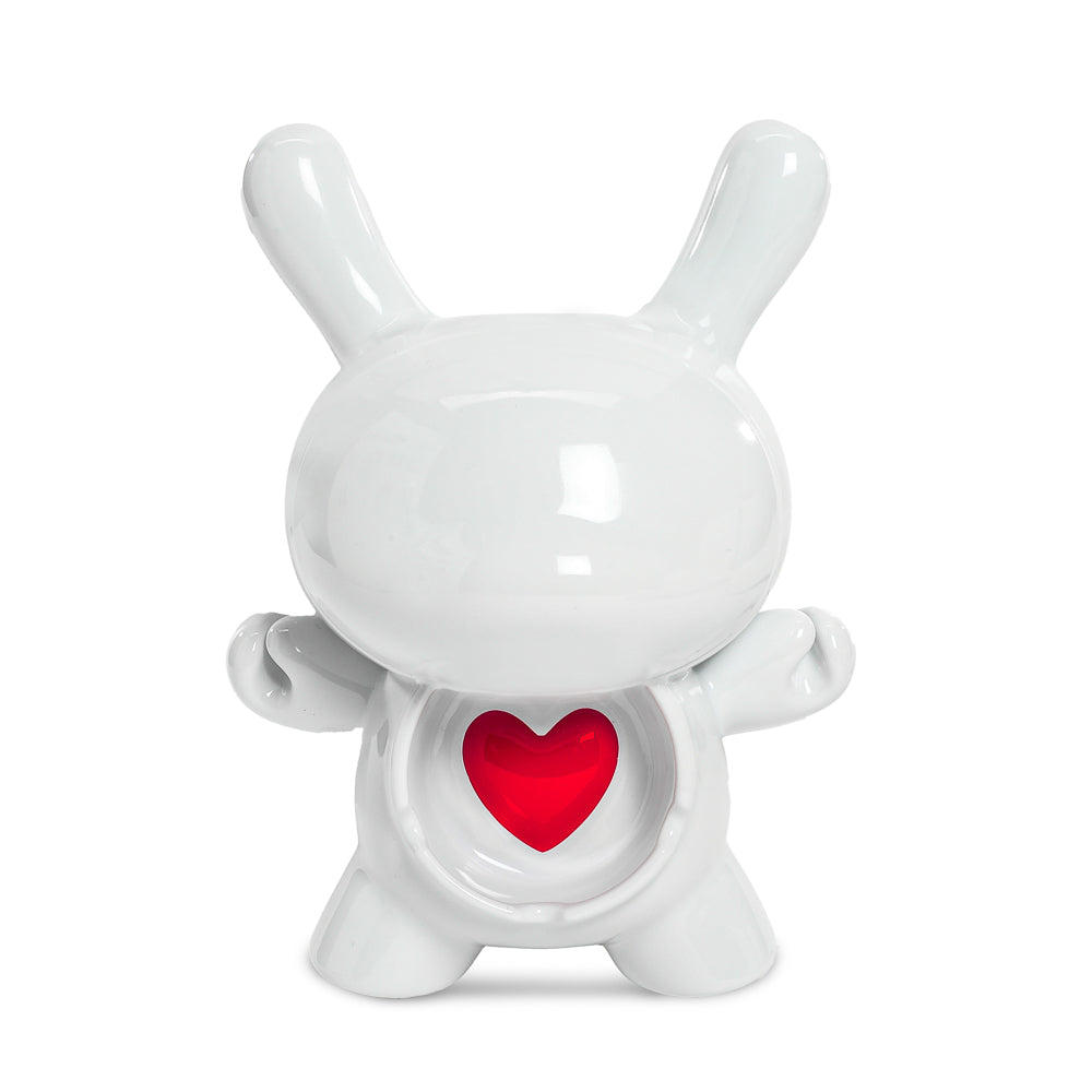 COVERED OVERHEAD VIEW - L.I.E. (LOVE ISN’T EASY) Dunny Ceramic Ashtray: PURE Edition - Kidrobot
