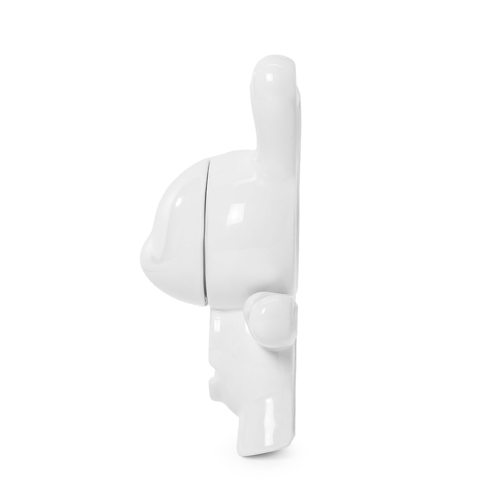 SIDE VIEW - L.I.E. (LOVE ISN’T EASY) Dunny Ceramic Ashtray: PURE Edition - Kidrobot