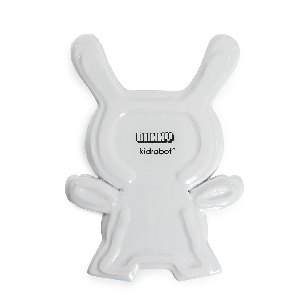 UNDERSIDE VIEW - L.I.E. (LOVE ISN’T EASY) Dunny Ceramic Ashtray: PURE Edition - Kidrobot
