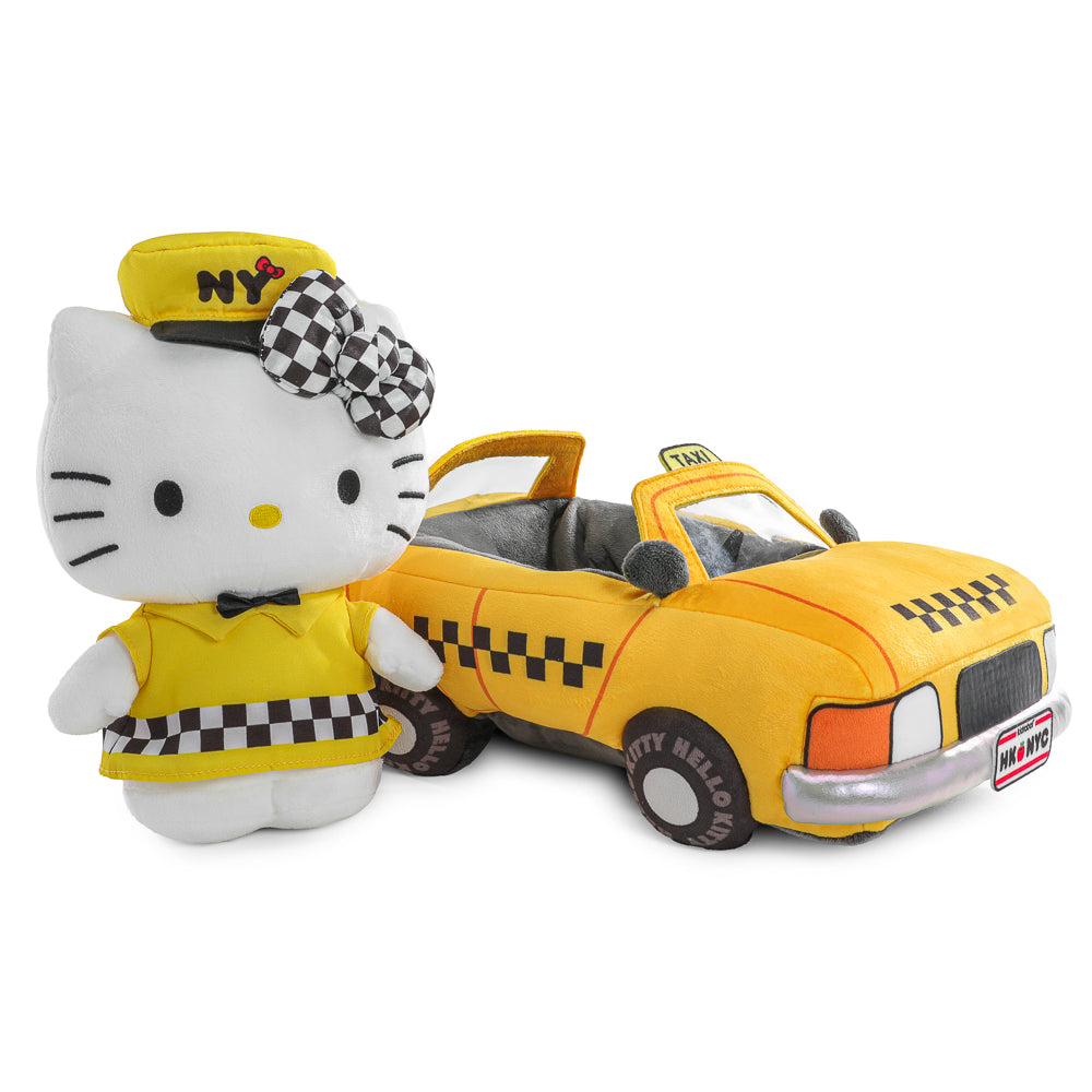 NYCC 2025 FTM: Hello Kitty® NYC Taxi Plush - Kidrobot - Shop Collectible Art Toys and Plush at Kidrobot.com