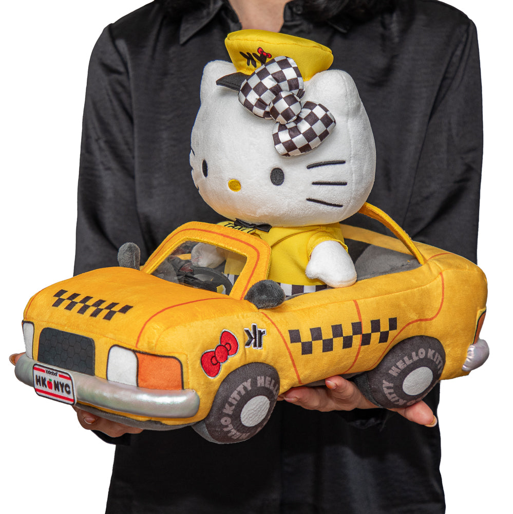 NYCC 2025 FTM: Hello Kitty® NYC Taxi Plush - Kidrobot - Shop Collectible Art Toys and Plush at Kidrobot.com