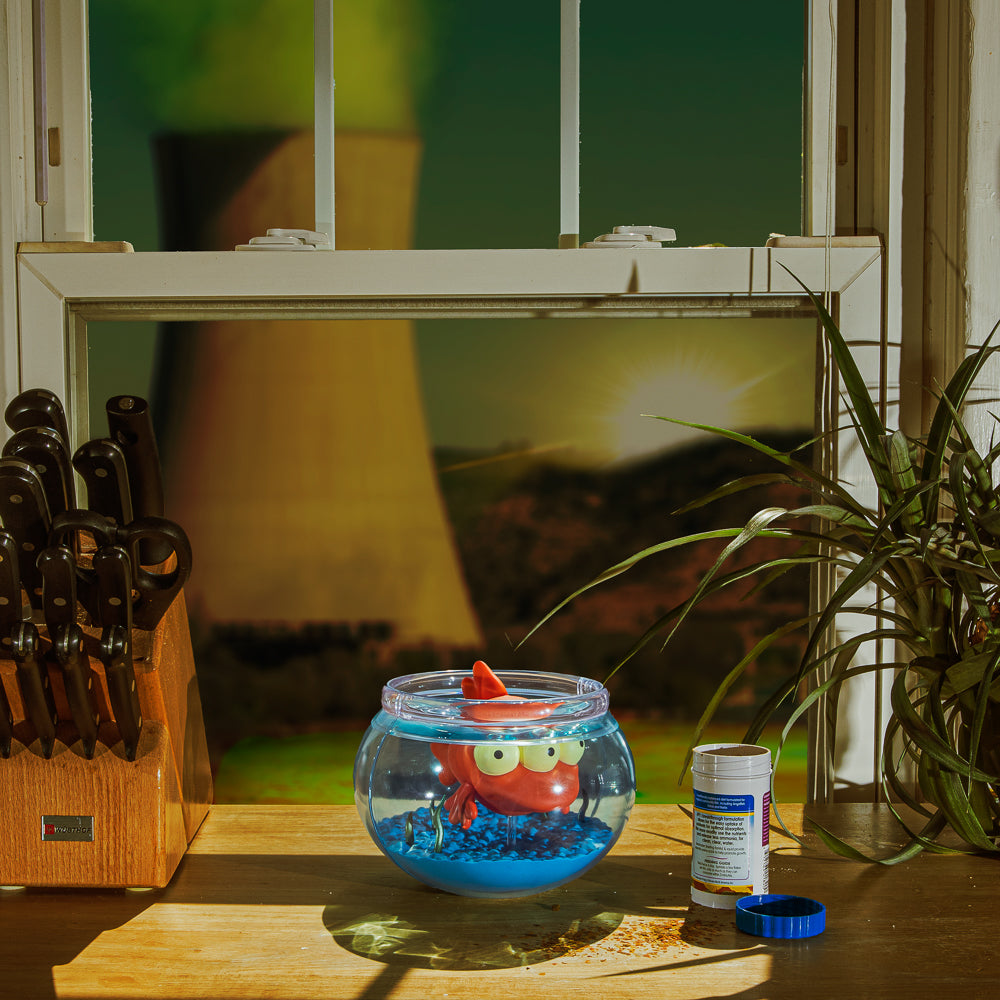 The Simpsons - Blinky in Fish Bowl 5.5” Vinyl Art Figure - Kidrobot