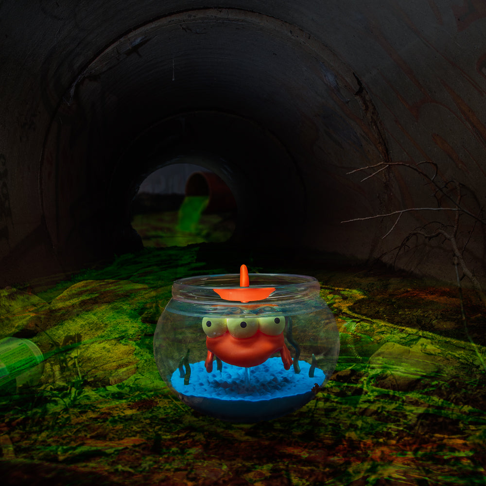 The Simpsons - Blinky in Fish Bowl 5.5” Vinyl Art Figure - Kidrobot