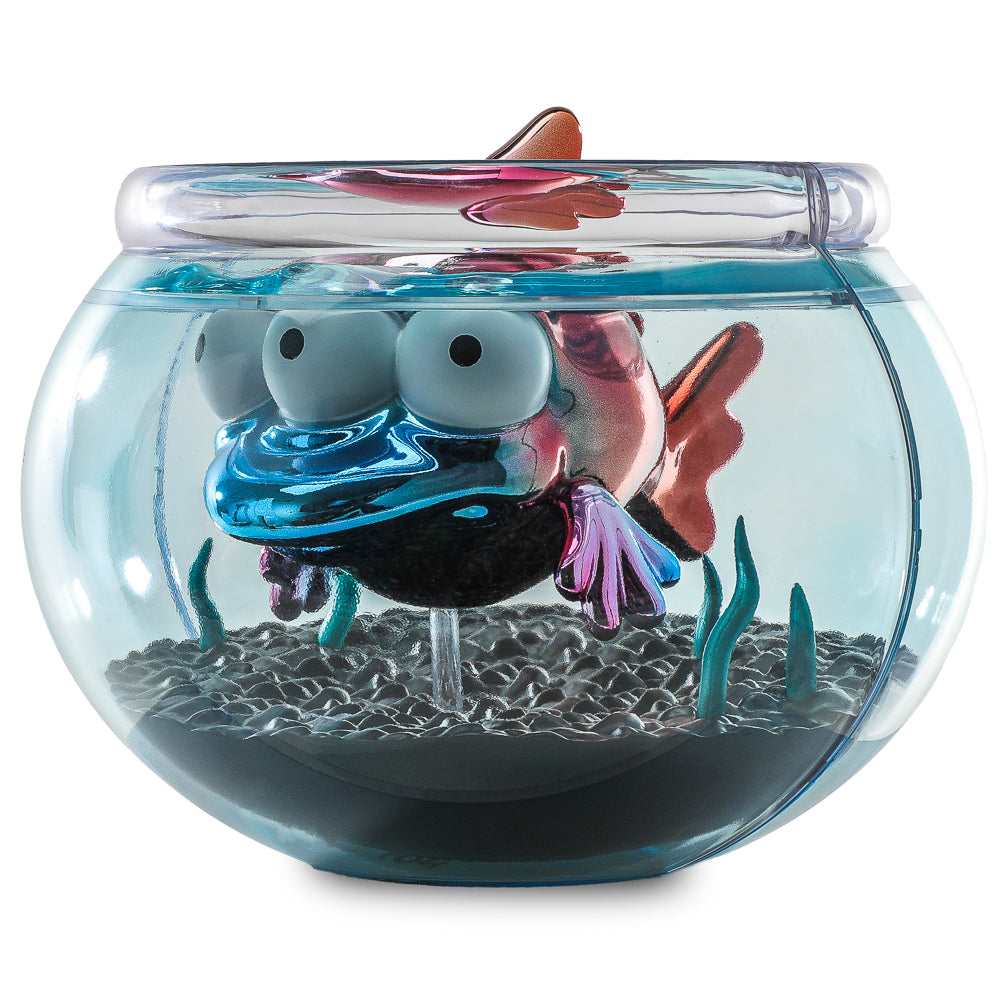 The Simpsons - Blinky in Fish Bowl 5.5” Vinyl Art Figure (Nuclear Electroplate Edition) - NYCC 2025 Debut - Kidrobot