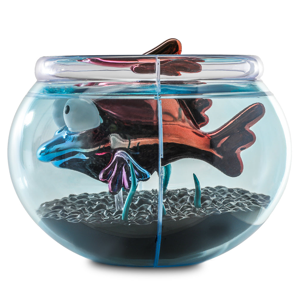 The Simpsons - Blinky in Fish Bowl 5.5” Vinyl Art Figure (Nuclear Electroplate Edition) - NYCC 2025 Debut - Kidrobot