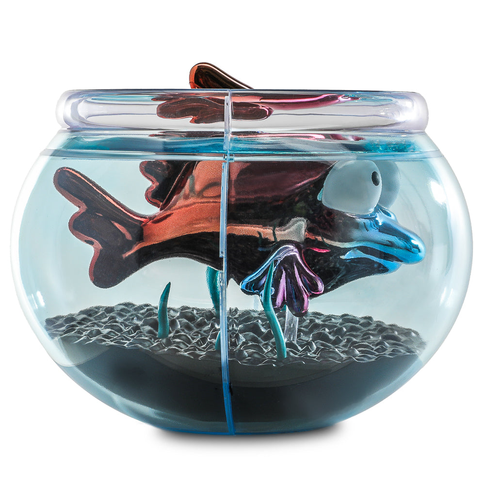 The Simpsons - Blinky in Fish Bowl 5.5” Vinyl Art Figure (Nuclear Electroplate Edition) - NYCC 2025 Debut - Kidrobot