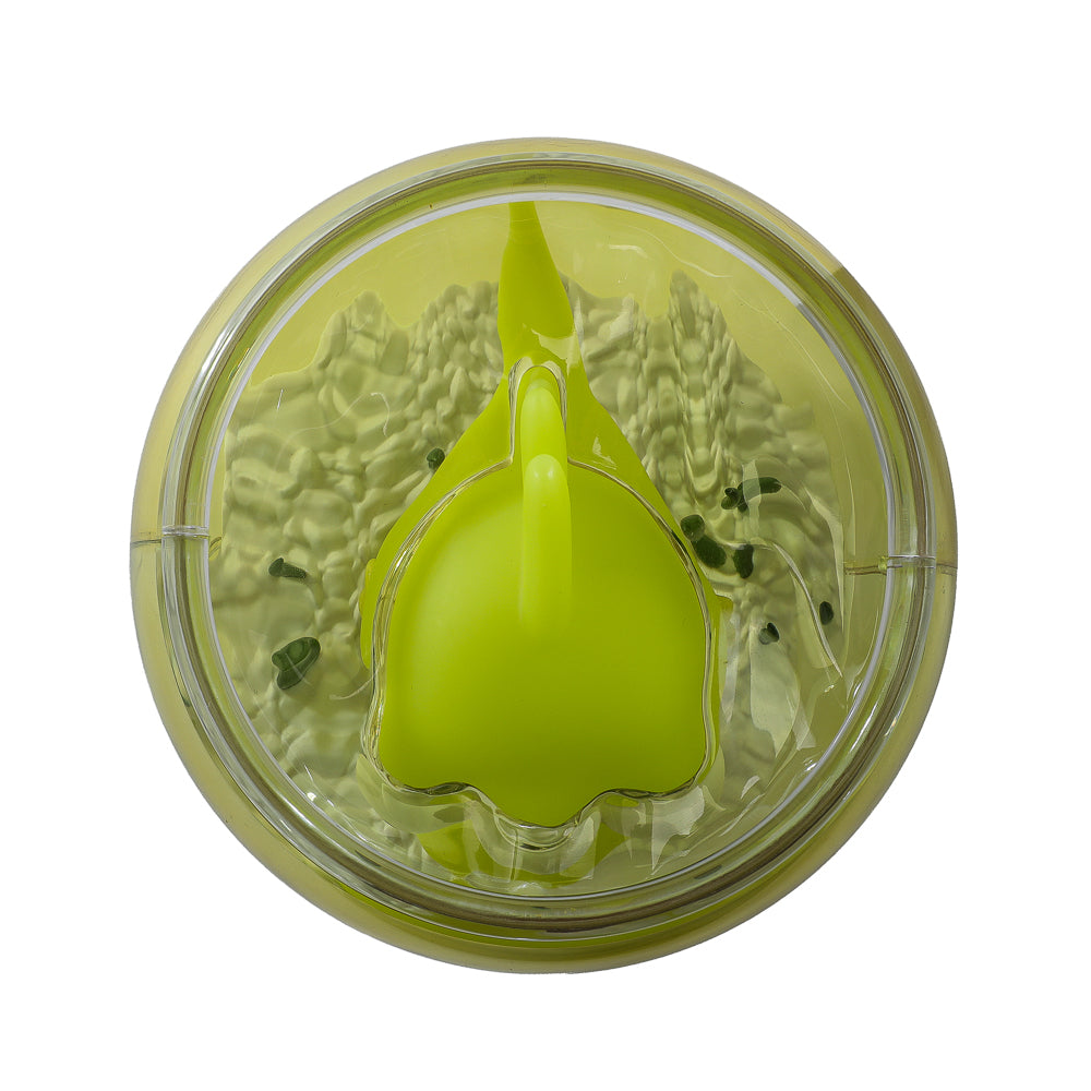 The Simpsons - Blinky in Fish Bowl 5.5” Glow-in-the-Dark Vinyl Art Figure (Radioactive Edition) - Kidrobot.com Exclusive