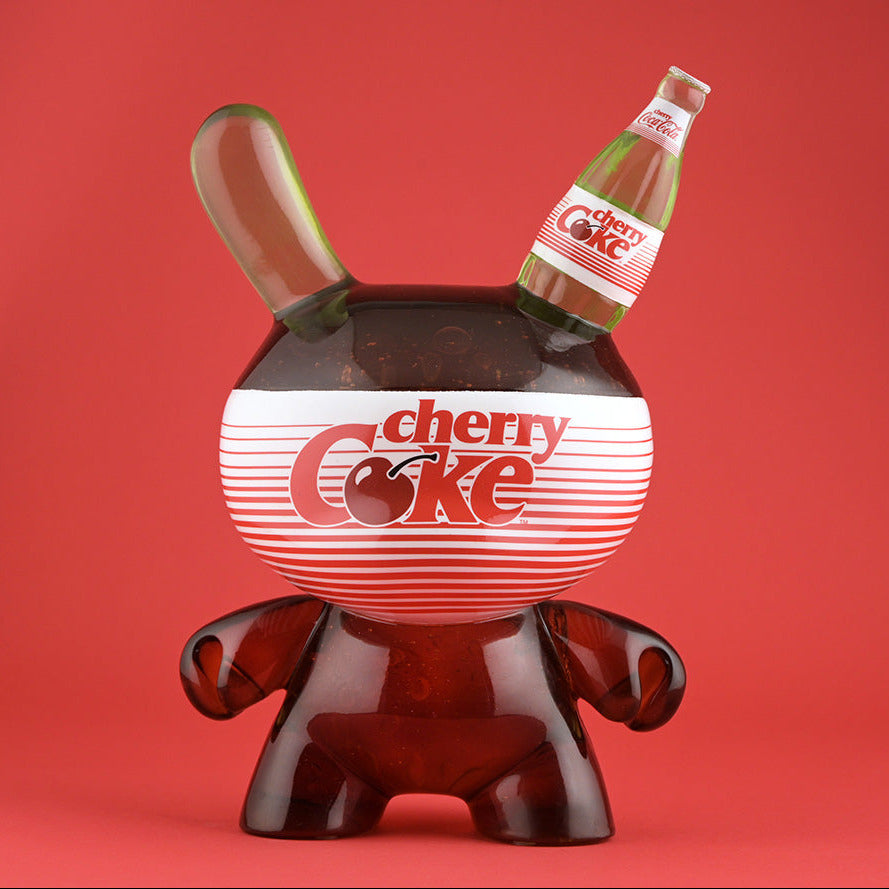 Kidrobot & Cherry Coke® 8" Resin Dunny Art Figure - Kidrobot