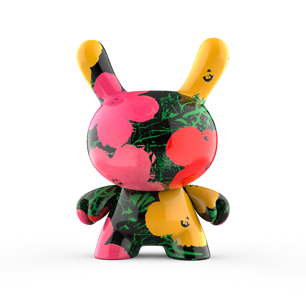 Andy Warhol 8” Masterpiece Flowers Hydro-Dipped Vinyl Dunny Art Figure - Kidrobot