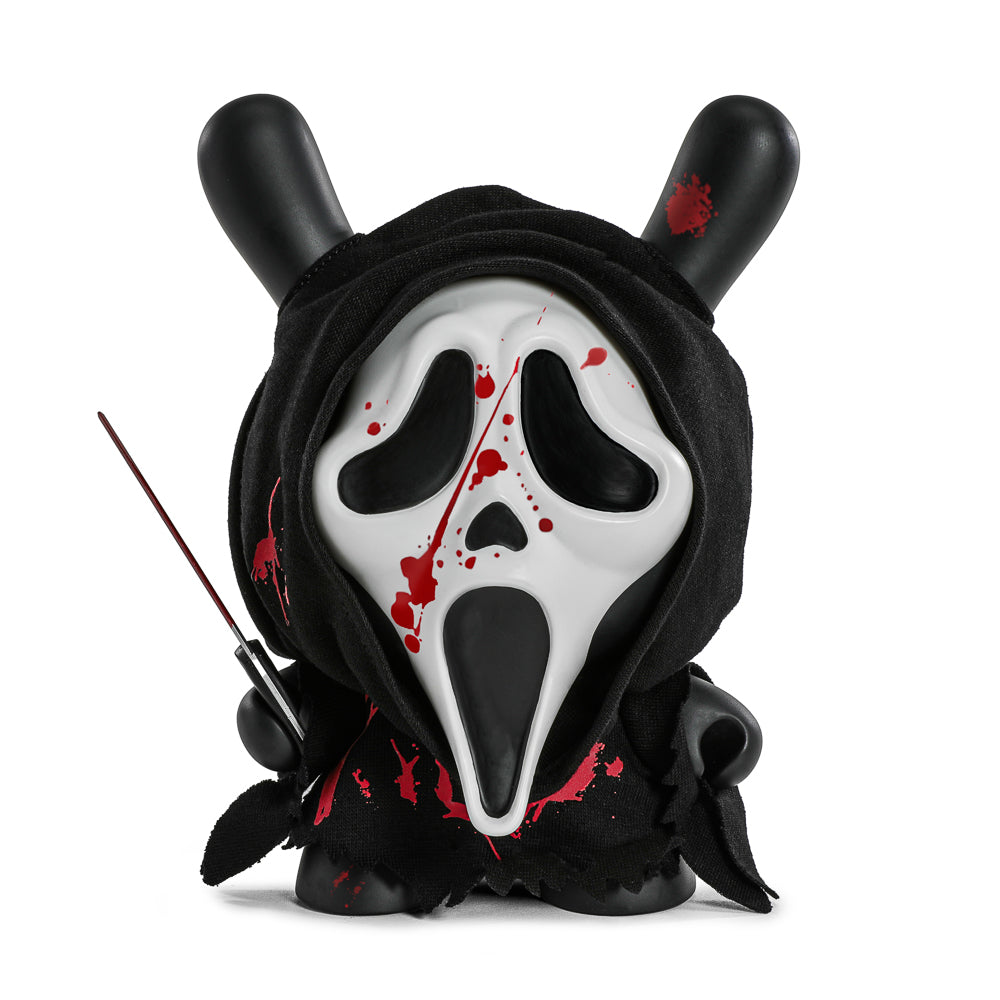 Ghost Face 8" Dunny Glow-in-the-Dark Vinyl Art Figure - Bloody Edition - Kidrobot