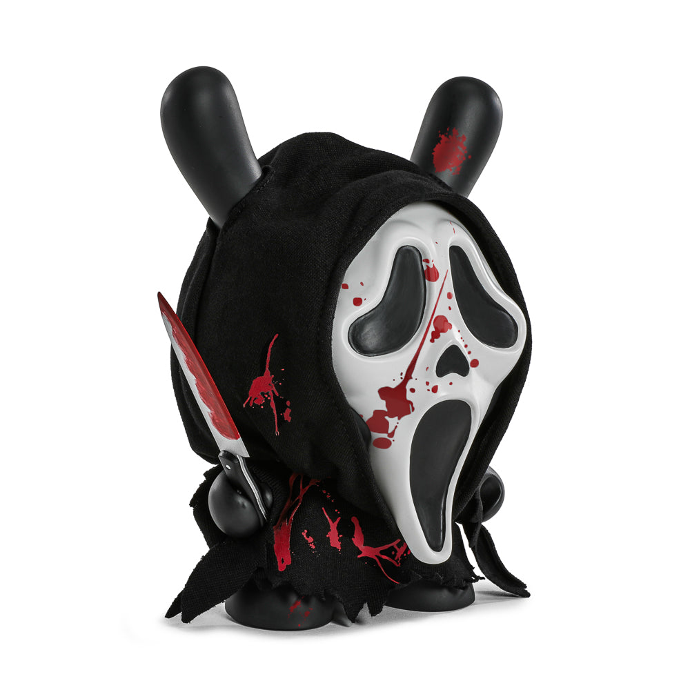 Ghost Face 8" Dunny Glow-in-the-Dark Vinyl Art Figure - Bloody Edition - Kidrobot