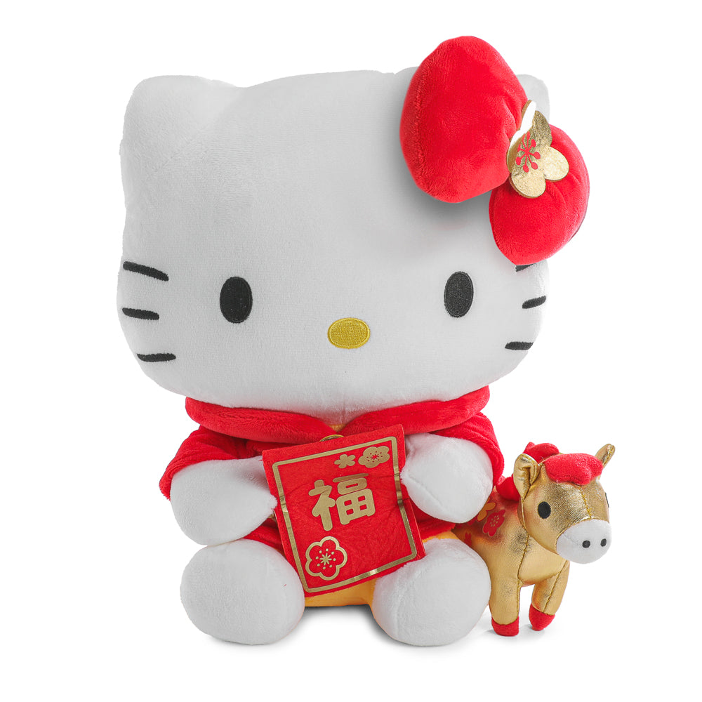 Hello Kitty® with Lucky Horse Plush - Kidrobot