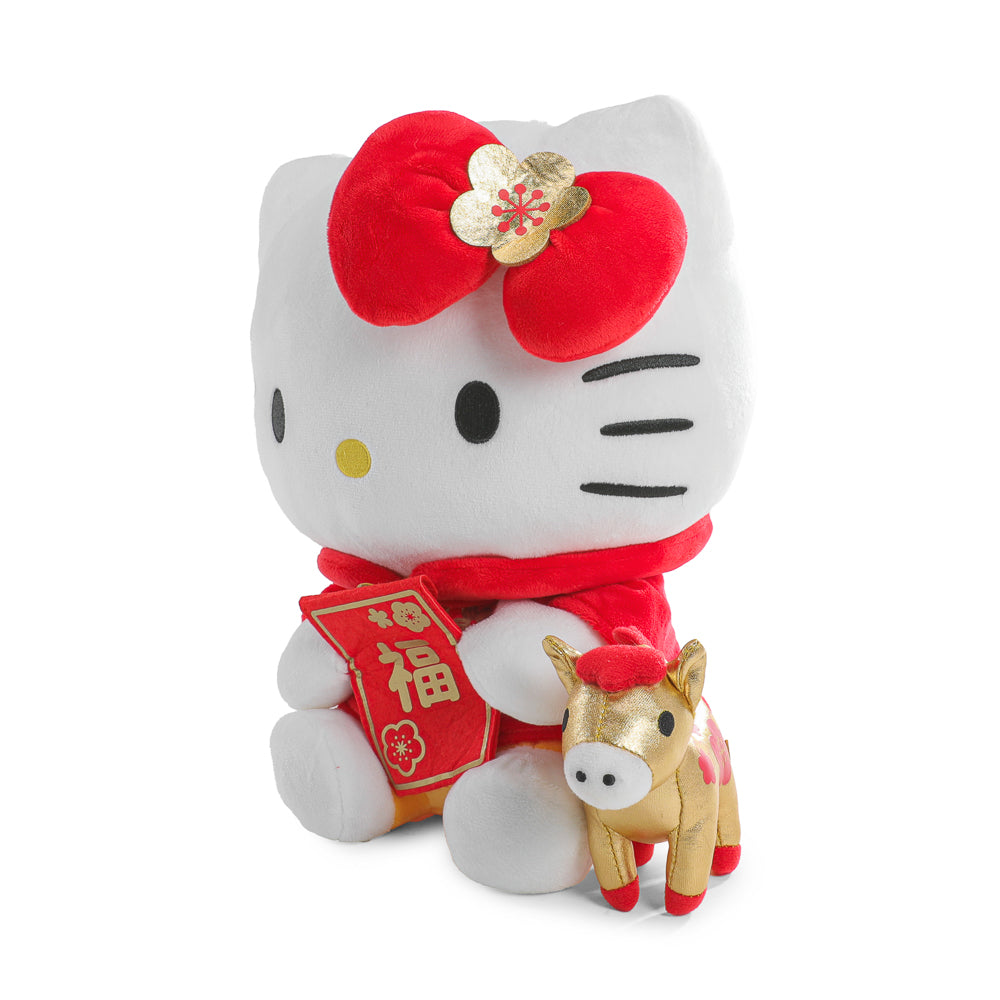 Hello Kitty® with Lucky Horse Plush - Kidrobot