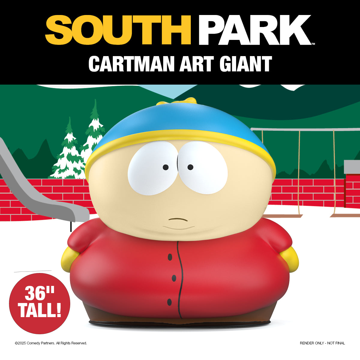 South Park - Cartman 36” Art Giant - Kidrobot
