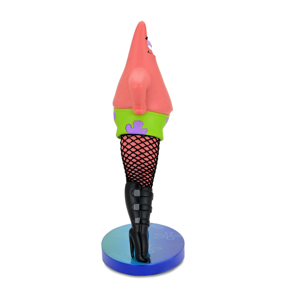 Limited edition SpongeBob SquarePants Patrick Star resin art figure with fishnets, 6-inch collectible collectible from the "Goofy Goober Rock" series.