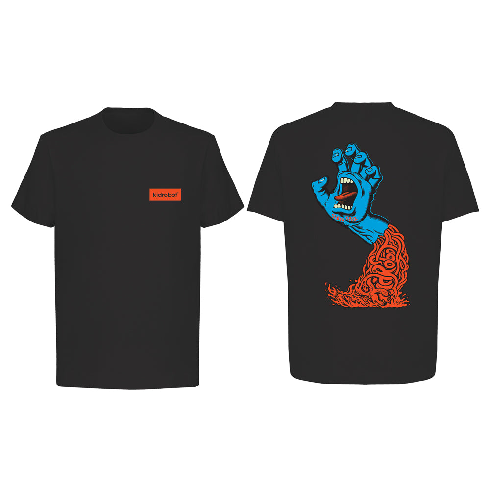 Santa Cruz Skateboards - 40th Anniversary Screaming Hand Glow-in-the Dark T-Shirt (Limited Edition of 150) - Kidrobot