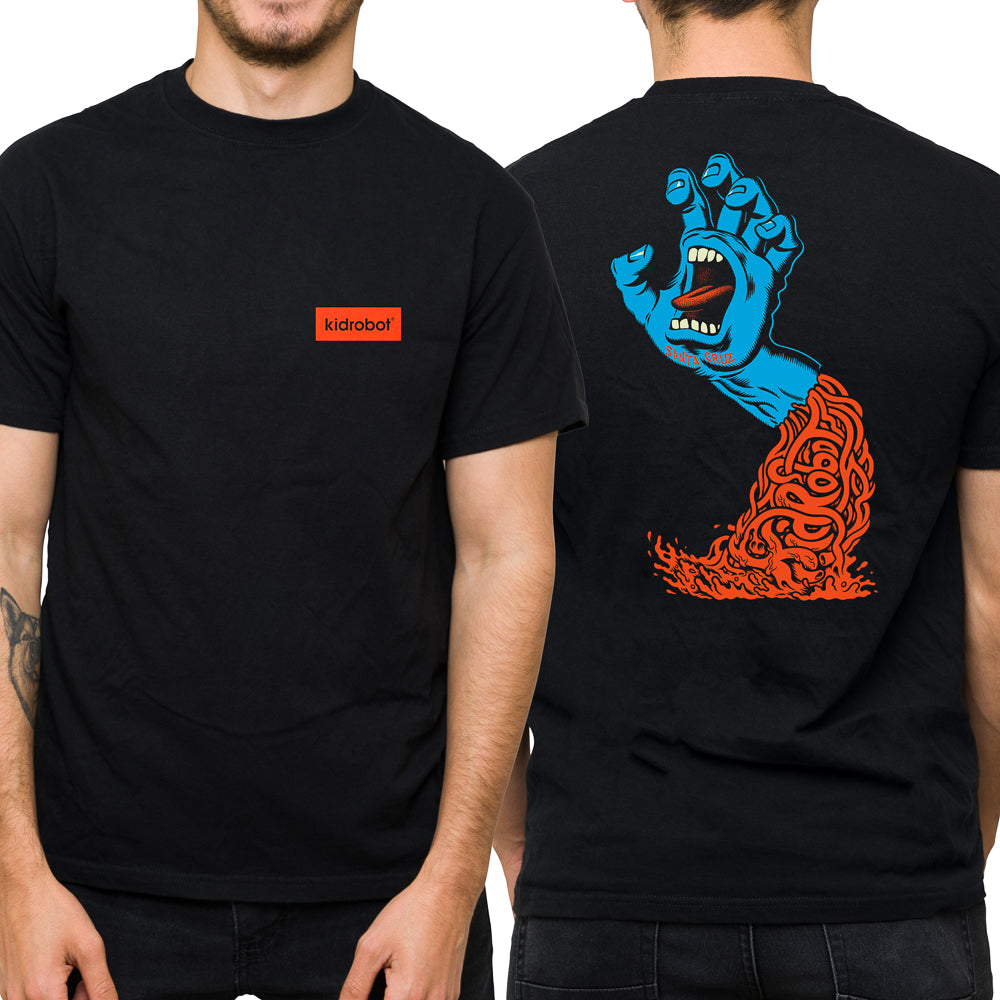 Santa Cruz Skateboards - 40th Anniversary Screaming Hand Glow-in-the Dark T-Shirt (Limited Edition of 150) - Kidrobot
