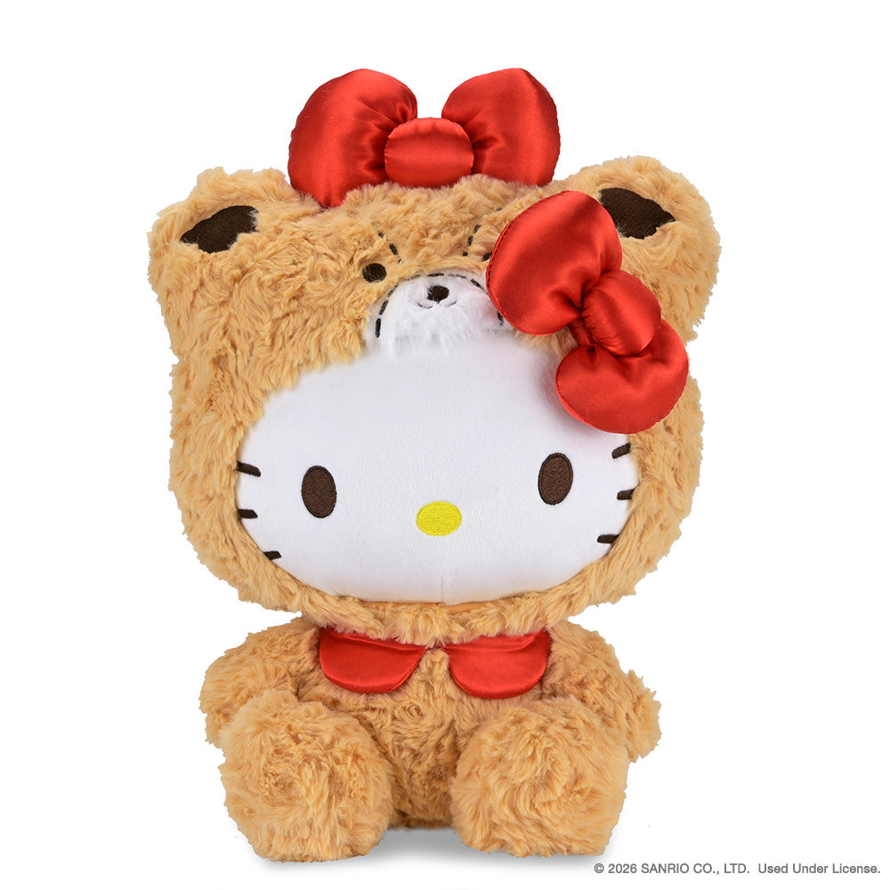 Large Hello Kitty® Tiny Chum™ plush by Sanrio featuring soft pink fabric and adorable facial expression.