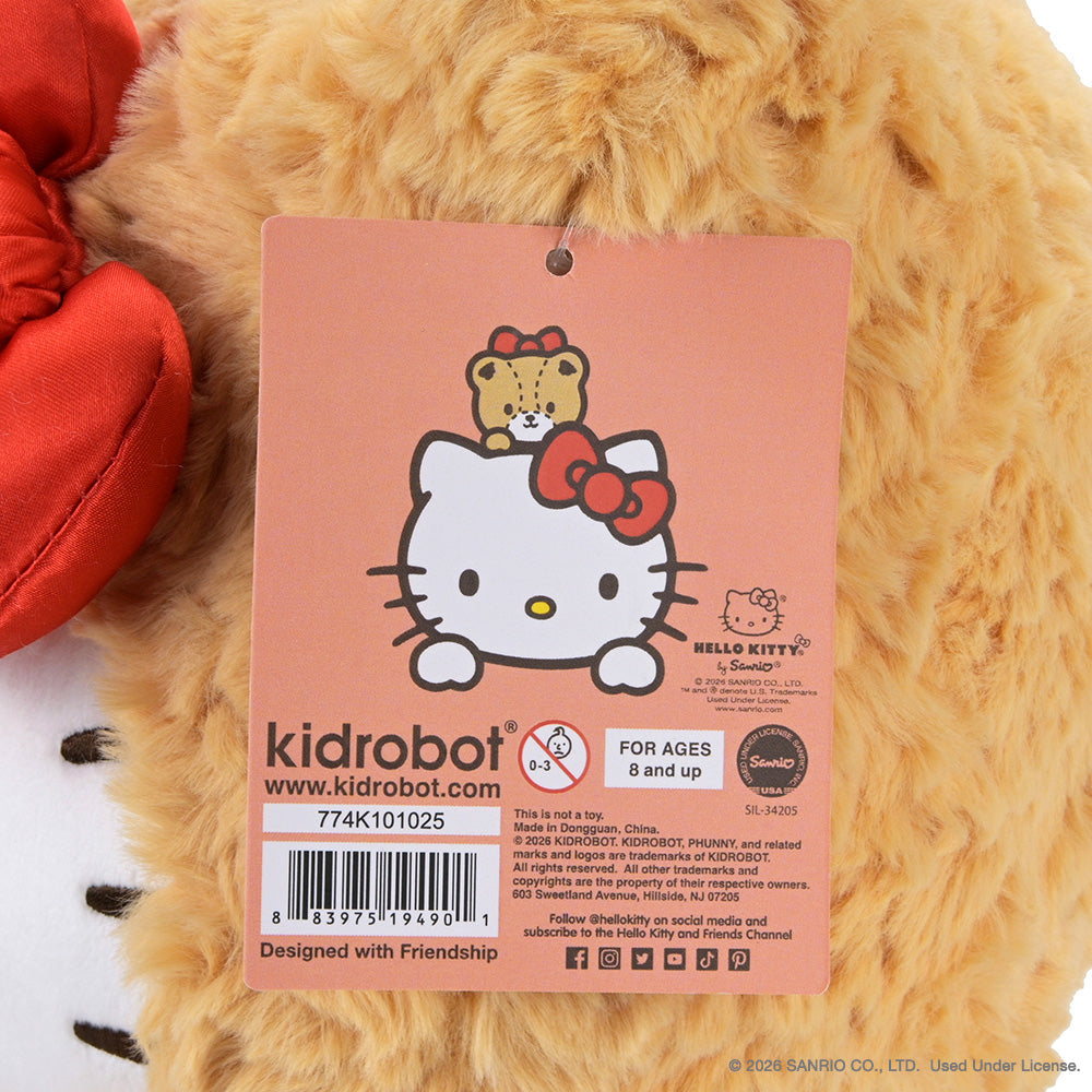 Sanrio Hello Kitty® Tiny Chum™ large plush toy with soft pink fur and embroidered facial features, ideal for cuddling and display.