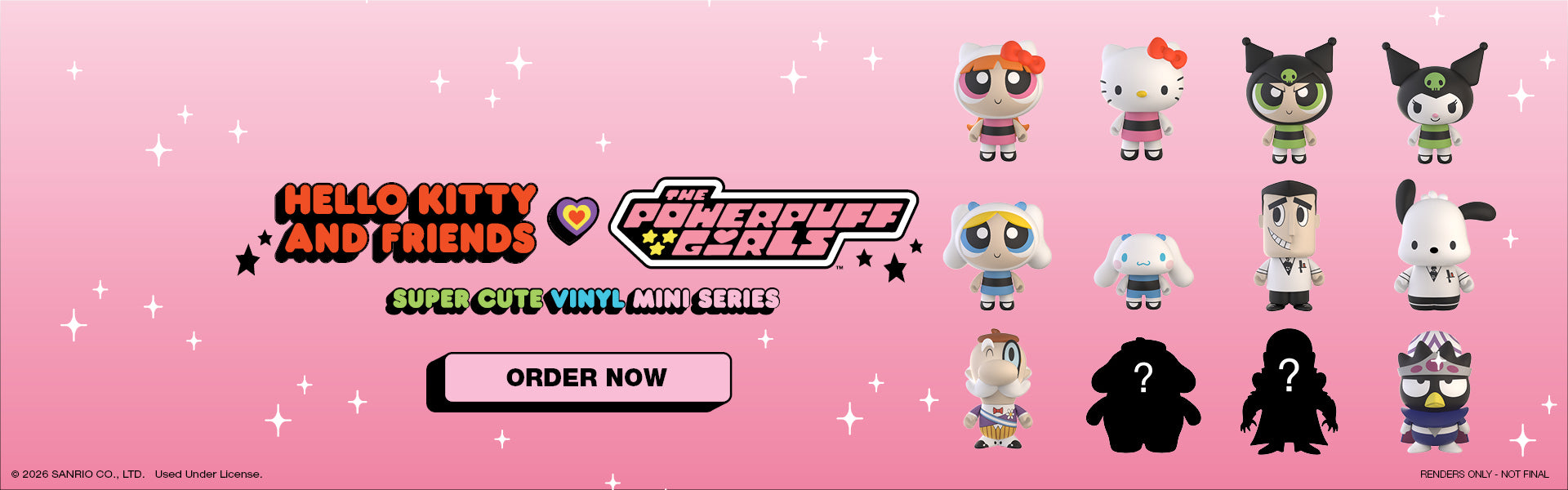 Hello Kitty® and Friends x The Powerpuff Girls - Blind Box Vinyl Mini Figure Series - Kidrobot