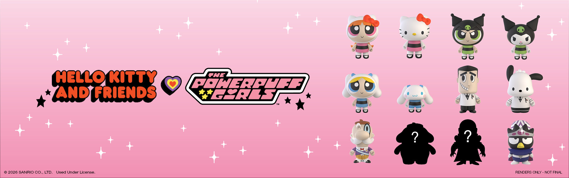 Hello Kitty® and Friends x The Powerpuff Girls - Blind Box Vinyl Mini Figure Series - Kidrobot