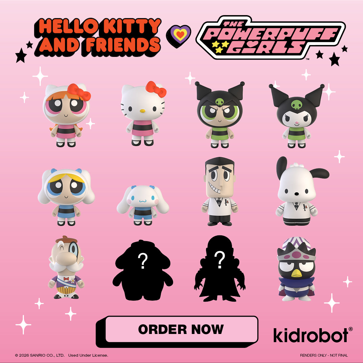 Hello Kitty® and Friends x The Powerpuff Girls - Blind Box Vinyl Mini Figure Series - Kidrobot