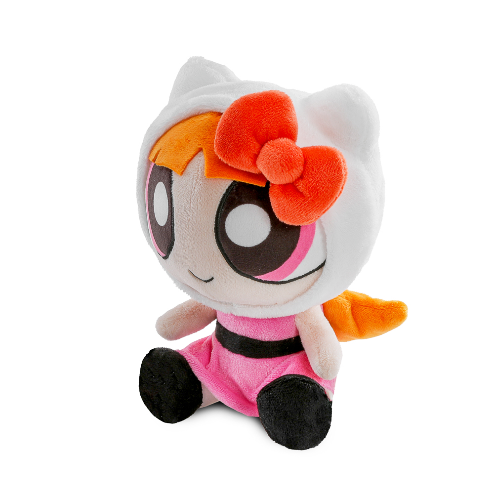 Hello Kitty® and Friends x The Powerpuff Girls - Blossom as Hello Kitty® Phunny Plush - Kidrobot