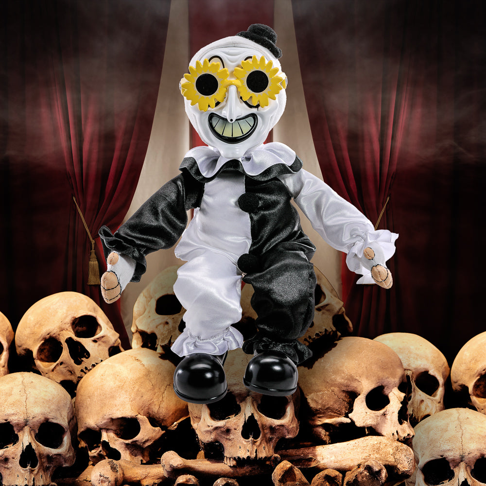 Terrifier 2 - Art the Clown with Glasses Vinyl Face Phunny on Kidrobot.com