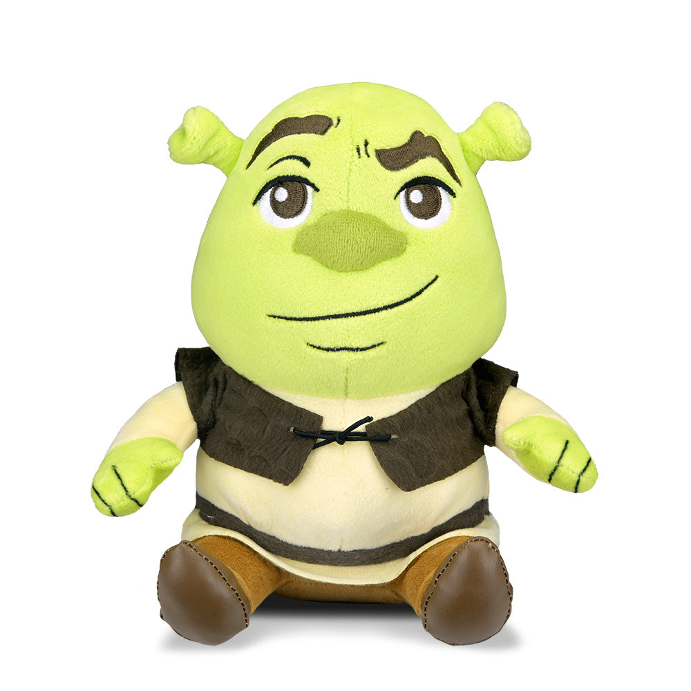 Shrek Phunny plush toy from the Shrek brand, soft and cuddly character plush in vibrant green with detailed facial features.