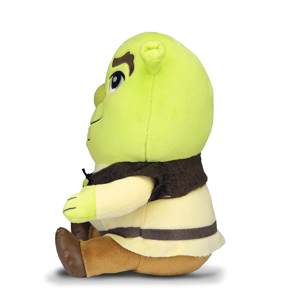Shrek Phunny plush toy from the Shrek brand, soft green plush character with detailed facial features and expressive eyes.