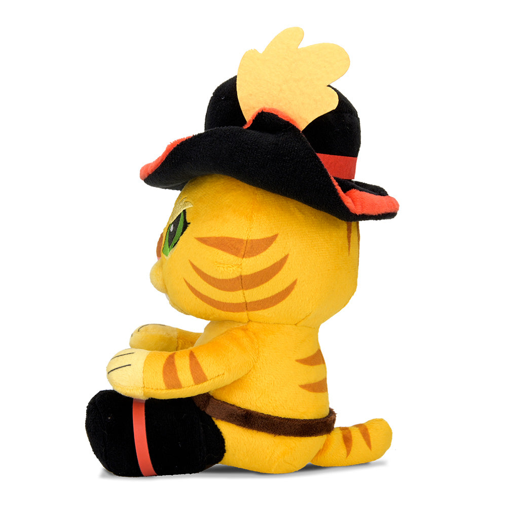 Shrek Puss in Boots Phunny plush toy, soft and cuddly character from the Shrek movie series, detailed plush fabric with expressive eyes.