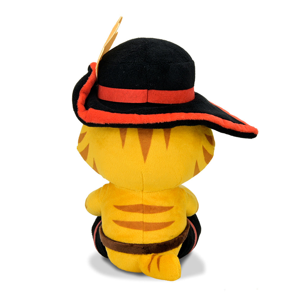 Shrek Puss in Boots Phunny plush toy showing soft fabric, detailed face, and iconic costume from the Shrek movie series.