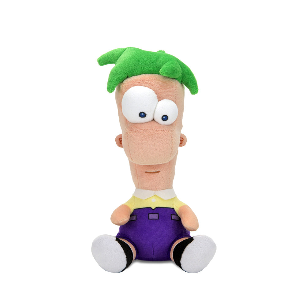 Disney’s Phineas and Ferb Ferb plush toy, soft and cuddly Phunny plush from Disney featuring Ferb character.