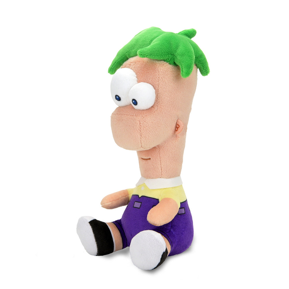 Disney's Phineas and Ferb Ferb plush toy, soft and cuddly, from the Phunny Plush collection by Disney.