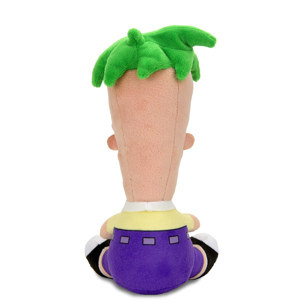Disney’s Phineas and Ferb Ferb plush toy, soft and huggable Disney Phunny plush, featuring character details from the show.