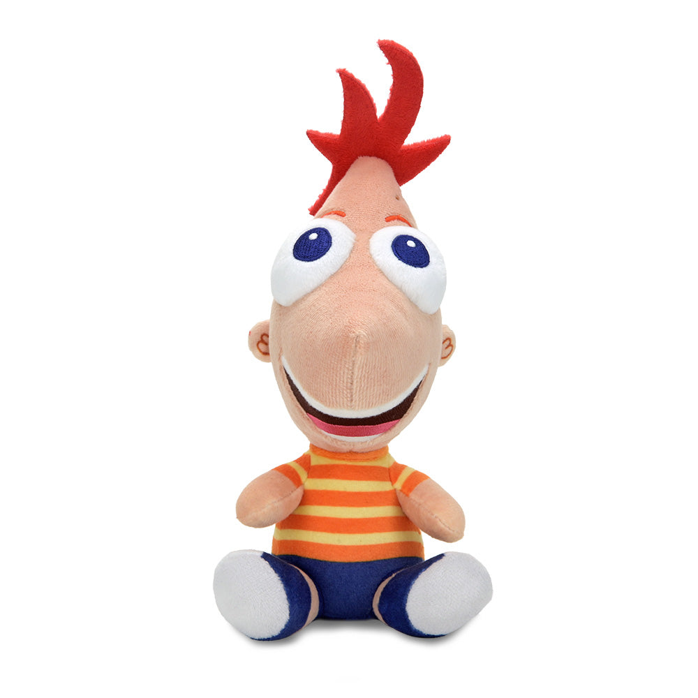Disney Phineas plush from Phineas and Ferb, soft and cuddly character toy, pre-order available.