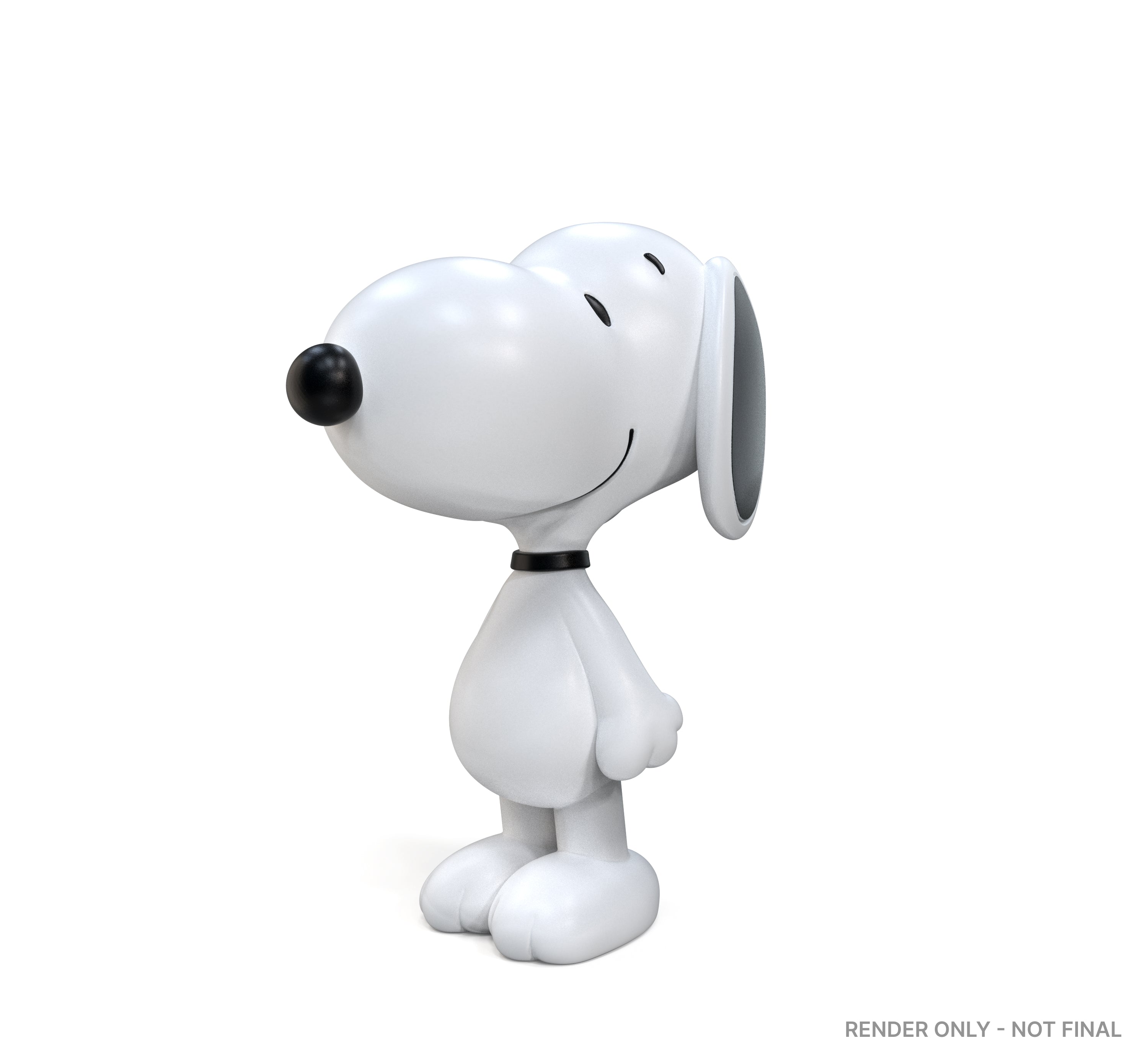 Large Peanuts Snoopy Art Giant sculpture, 36 inches tall, featuring Snoopy in a playful pose, detailed and vibrant design.