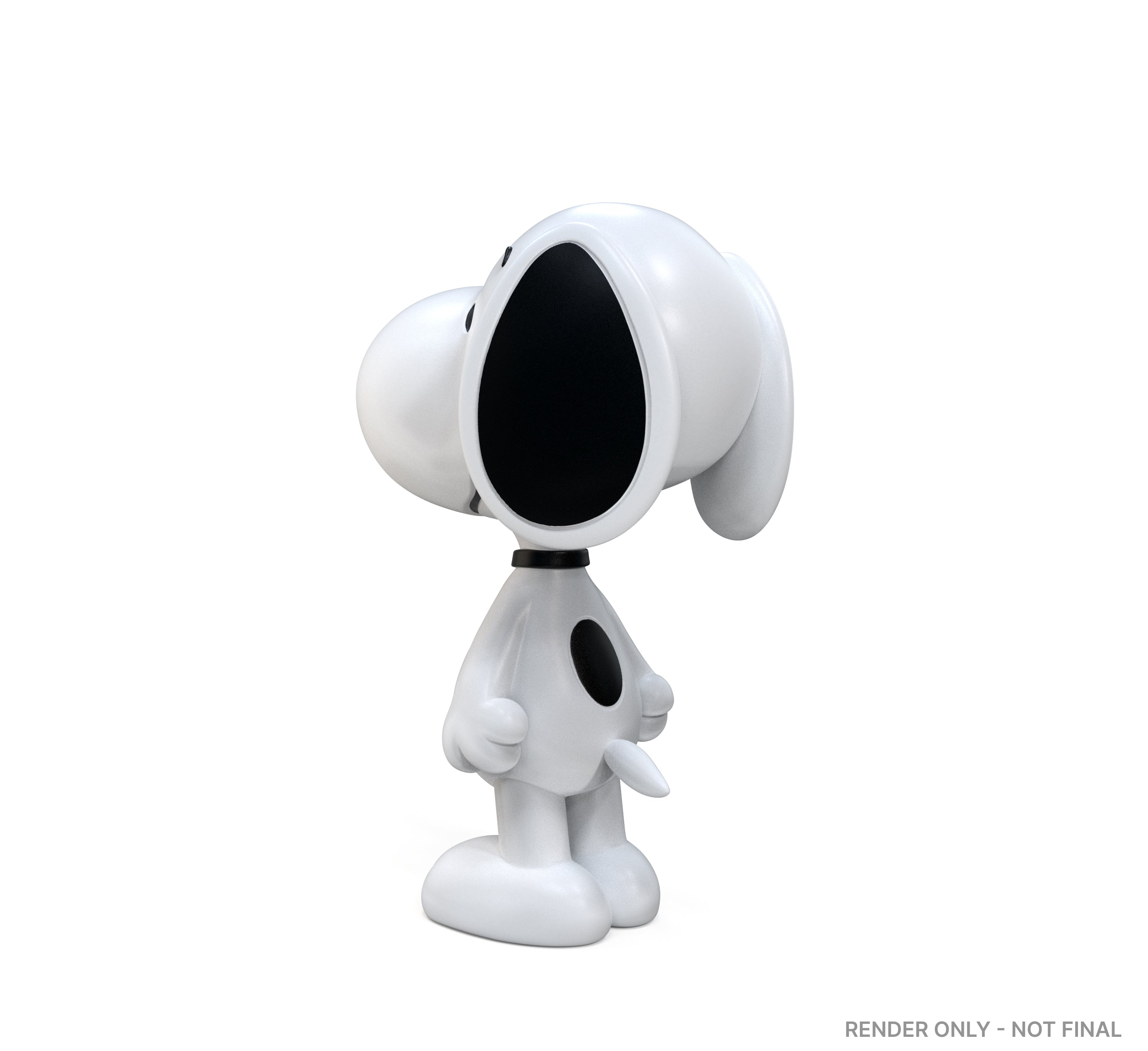 Large 36-inch Snoopy Peanuts Art Giant sculpture, featuring the iconic cartoon dog in a playful pose, on a white background.