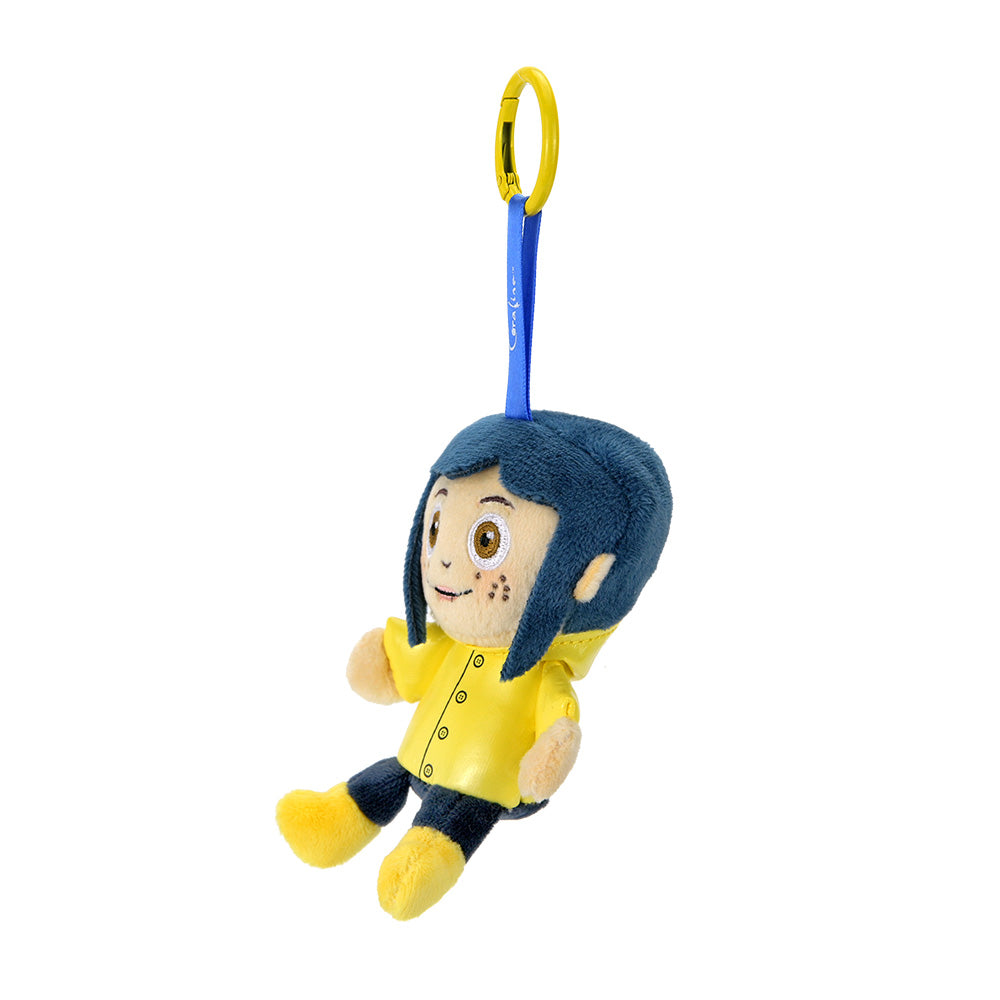 Coraline plush charm from Coraline featuring a soft, detailed plush figure with character design, pre-order item.