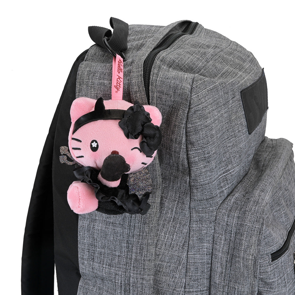 Sanrio Hello Kitty Mimmy plush charm featuring a devilish design, showcasing cute and colorful plush details perfect for collectors.