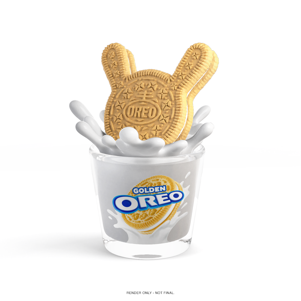 Snack Attack Dunny Blind Box Mini Figure Series on Kidrobot.com - Golden OREO