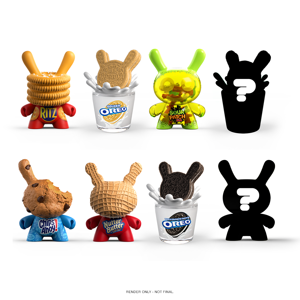Snack Attack Dunny Blind Box Mini Figure Series on Kidrobot.com