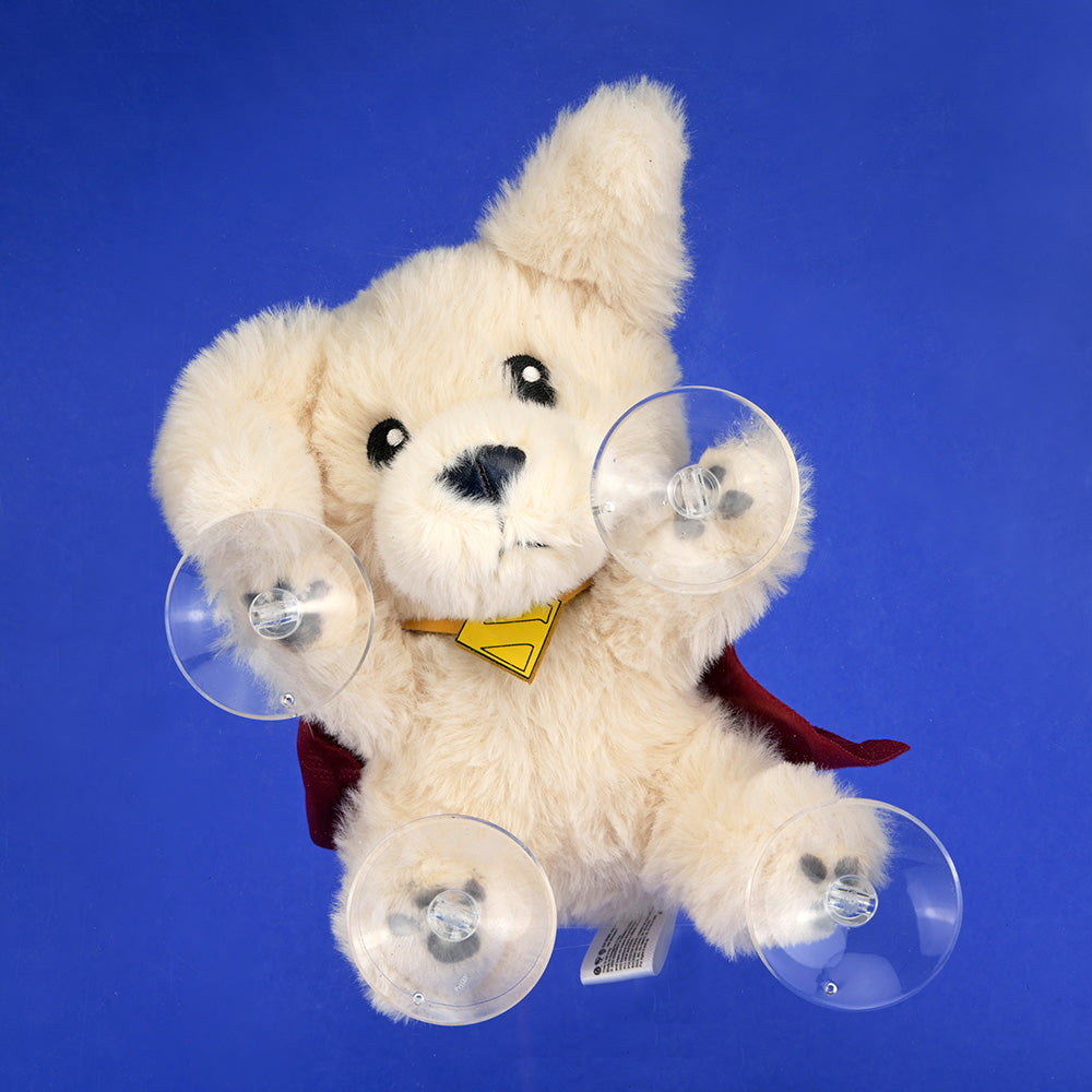 Supergirl Krypto plush window clinger from SUPERGIRL™ featuring a colorful plush Krypto figure for window decoration.